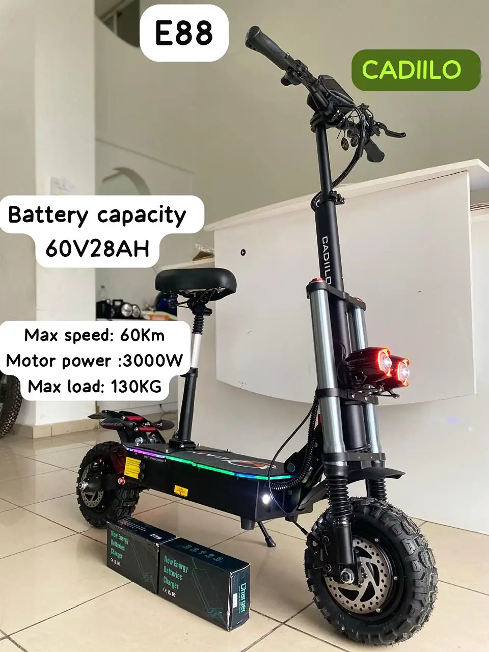 Trottinette Électrique Cadiilo E88