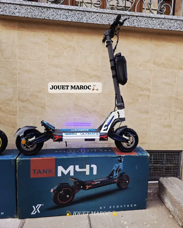 Trottinette Tank M41 Ultimate avec boîte Couleur Bleu
