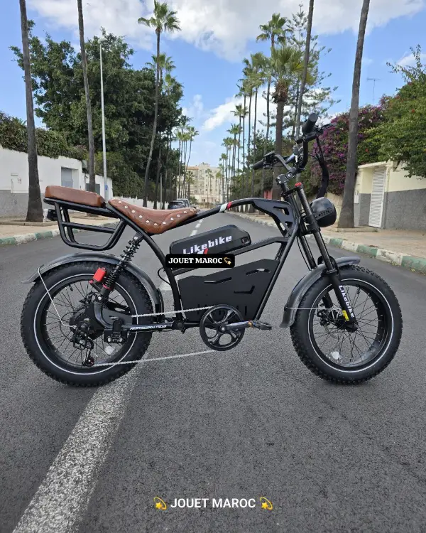 Vue arrière du vélo électrique Likebike Harley U9