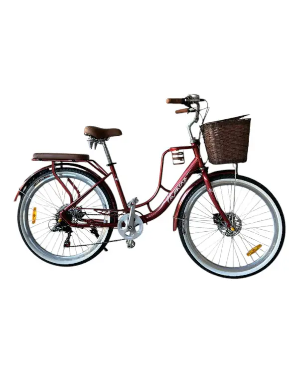 vélo madame Haomeng Coffee Bike 26 pouces 12