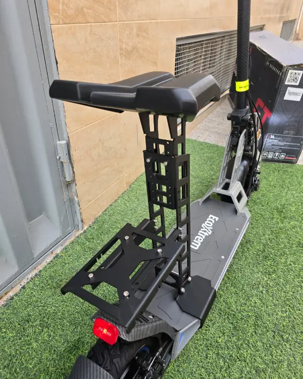 Trottinette électrique BISON GT 1000W avec siège confortable réglable 08