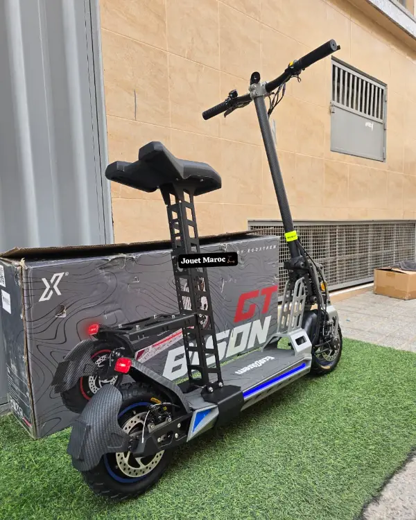 Trottinette électrique BISON GT 1000W avec siège confortable réglable 10