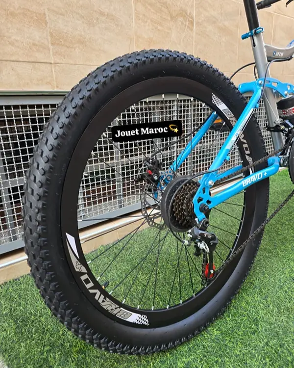 Vélo VTT BRAVO+ 26 pouces – Double Suspension 05