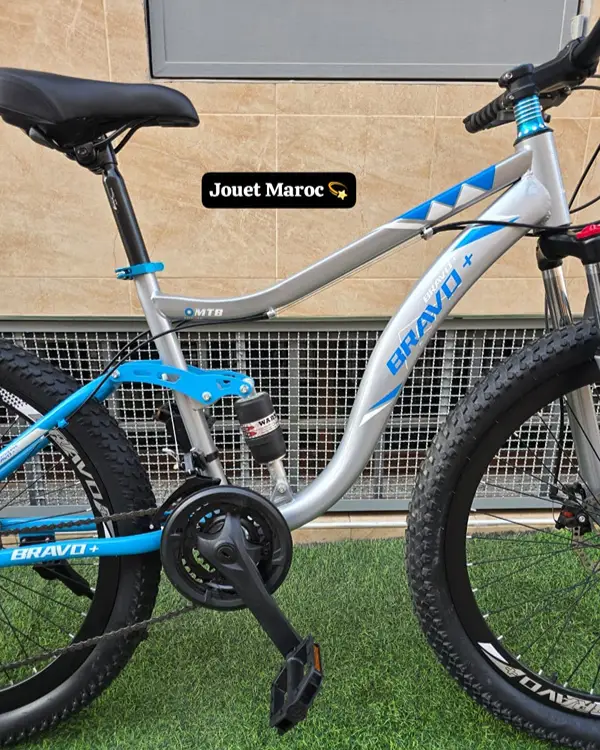Vélo VTT BRAVO+ 26 pouces – Double Suspension 06