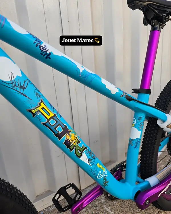 Vélo VTT Street MTB Pink Aluminium 26 pouces 10