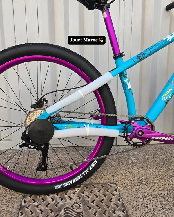 Vélo VTT Street MTB Pink Aluminium 26 pouces 11